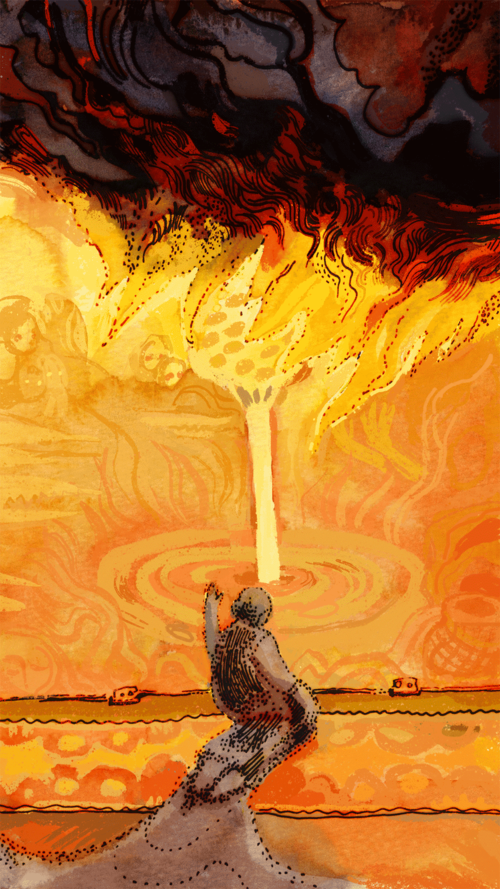 inheritance comic burning picture