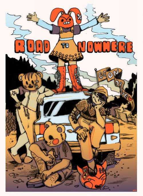 Road to Nowhere Inktober